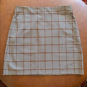 Ann Taylor Loft Brown and Black Pencil Skirt, size 10